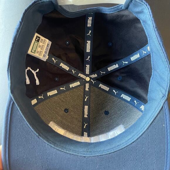 PUMA Logo Men's Baseball Cap Snapback Hat One size - Picture 6 of 6